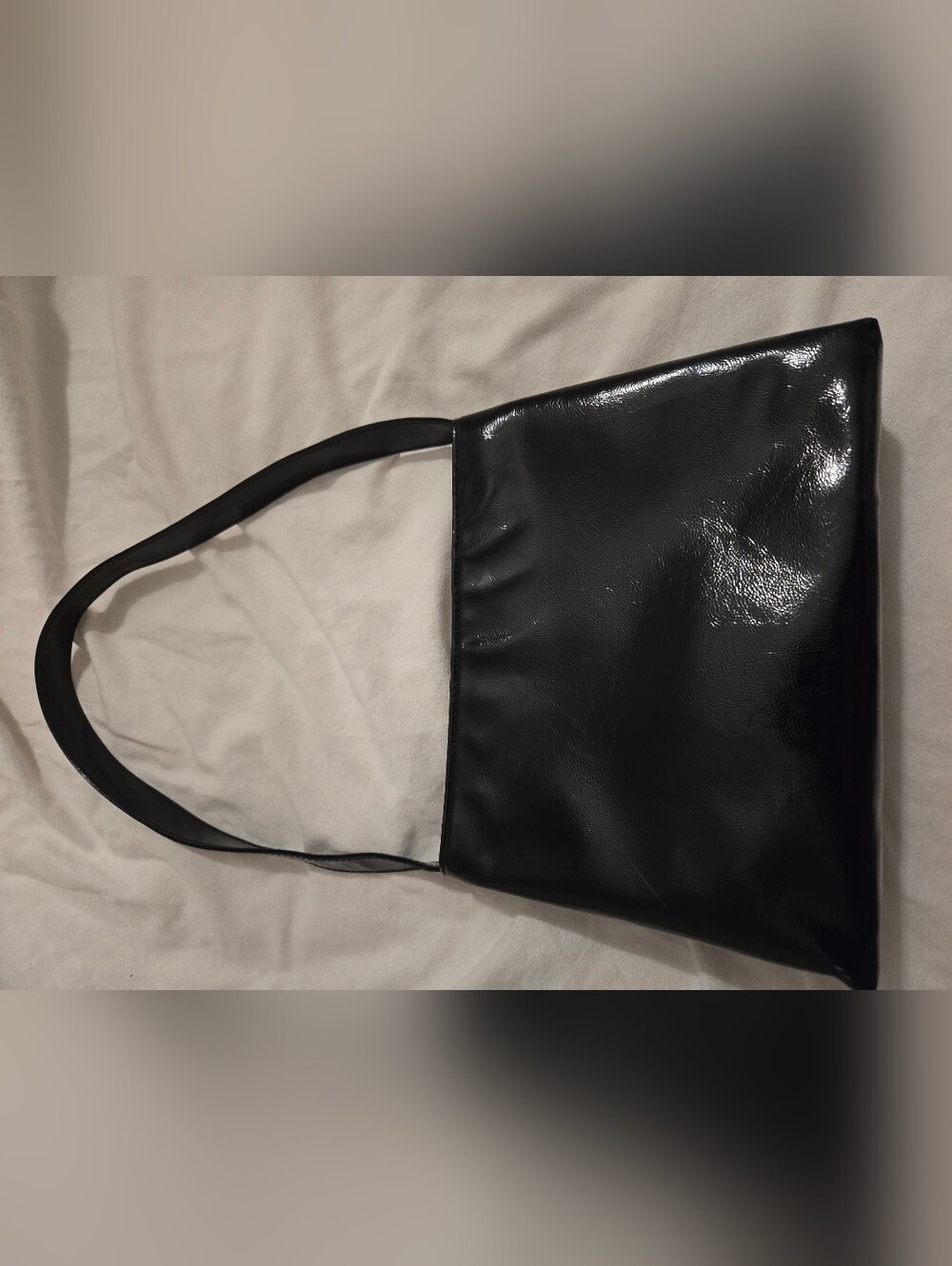 Vintage Black Leather Bag